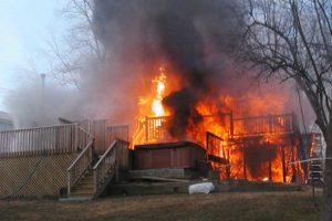 residential home fire